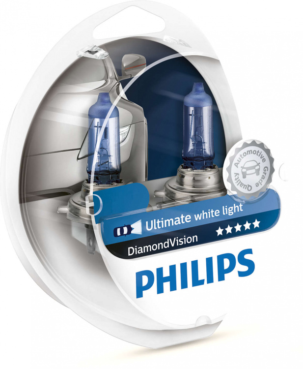 Philips H1 12V 55W P14,5s DiamondVision Set - 2 Stück